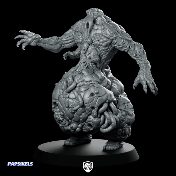 Trench Soldier Malignant Grail Thrall 4 Miniature - Papsikels Miniatures - We Print Miniatures