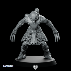 Trench Soldier Payatas Death Commando 1 Miniature Clawed - Papsikels Miniatures - We Print Miniatures