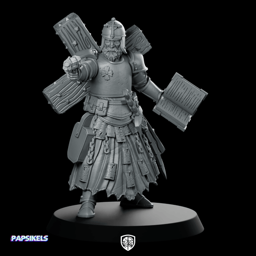 Trench Soldier Quiapo Trench Cleric Miniature Resin Sci - fi - Papsikels Miniatures - We Print Miniatures