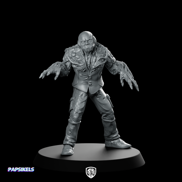 Trench Soldier Voteless Squid Mind Zombie 3 Miniature