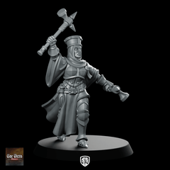 Trench Soldier Warrior Nun Fantasy Miniature Axe - Vae Victis - We Print Miniatures