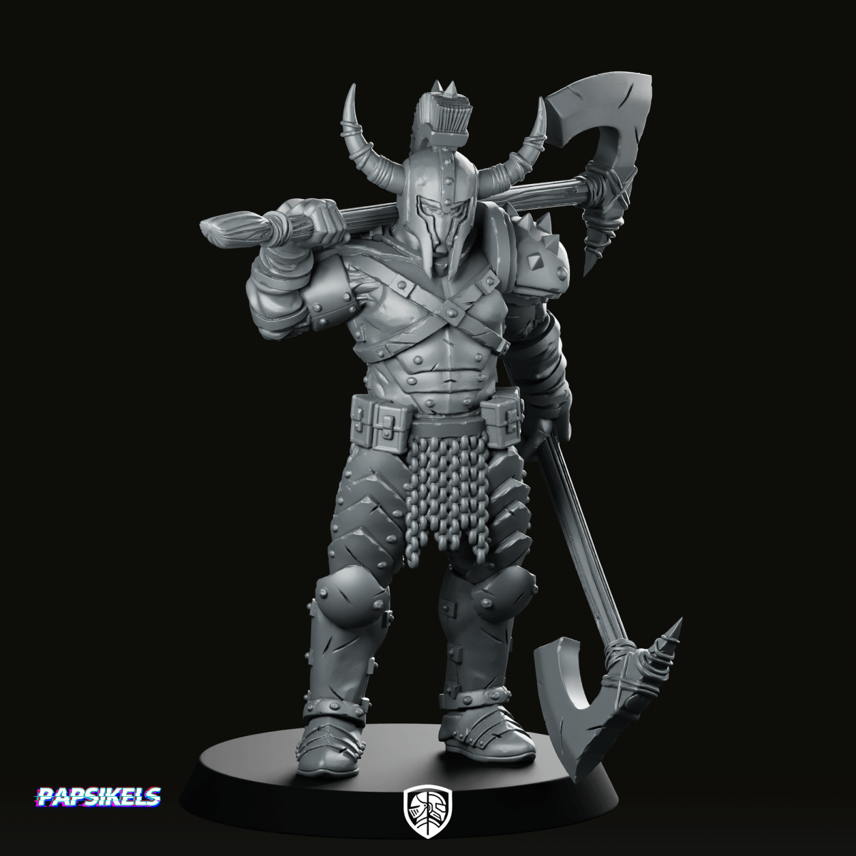 Trench Solider Anointed Warrior Of Fury 1 Miniature - Papsikels Miniatures - We Print Miniatures