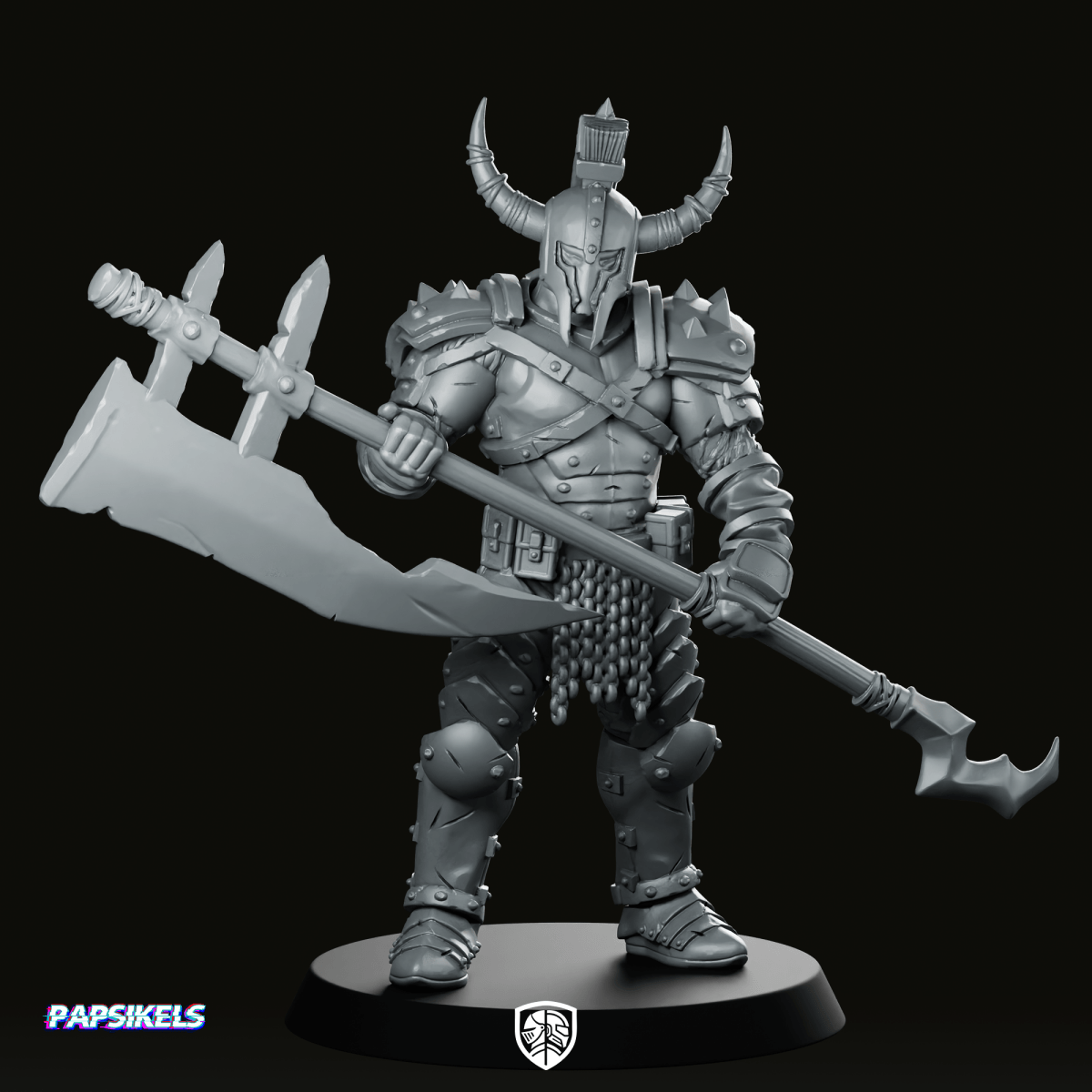 Trench Solider Anointed Warrior Of Fury 2 Miniature - Papsikels Miniatures - We Print Miniatures
