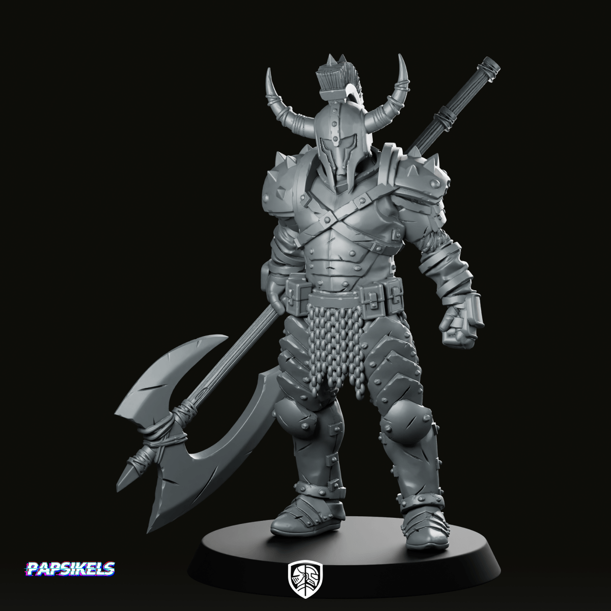 Trench Solider Anointed Warrior Of Fury 3 Miniature - Papsikels Miniatures - We Print Miniatures