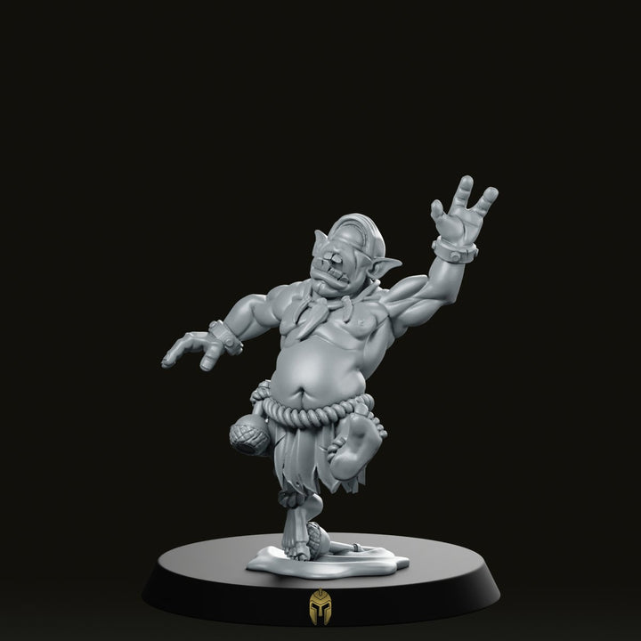 Tripping Over Cyclops Miniature Drunken Funny Giant