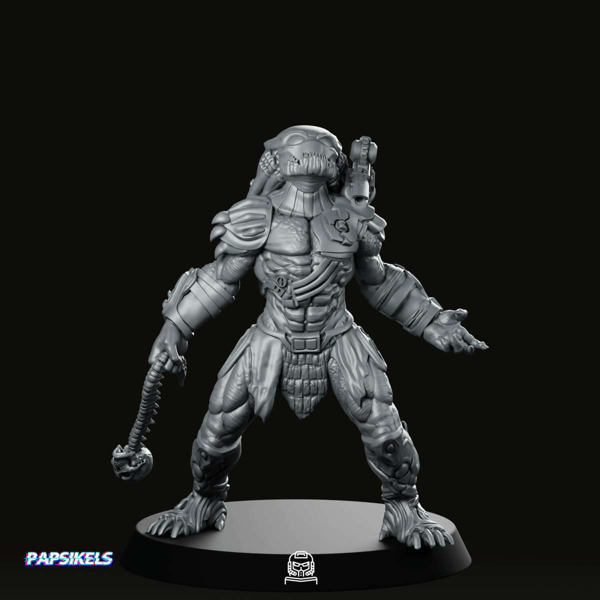 Triumph Skull Hunter Miniature - Papsikels Miniatures - We Print Miniatures