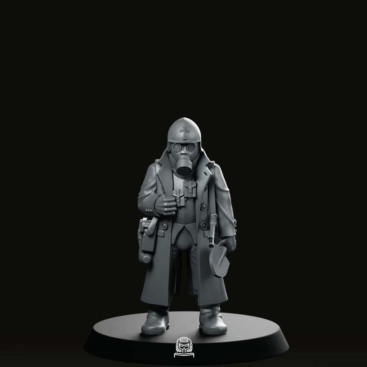 Trench Soldier Trooper Specialist Fanatic Miniature Gasmask Zealot