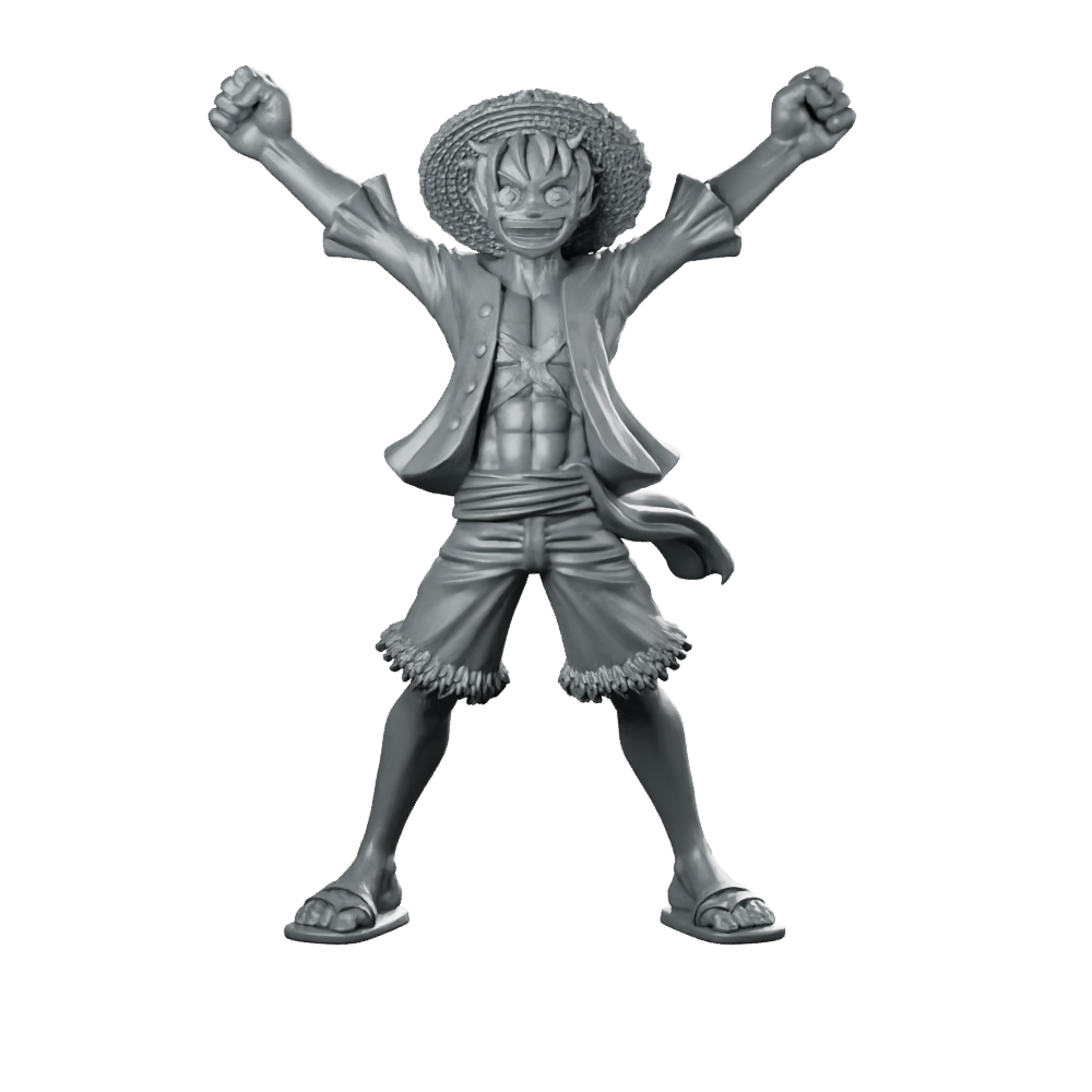 Fantasy Tufy Celebrating JRPG Miniature Anime Hero Miniature 360 Spin 01