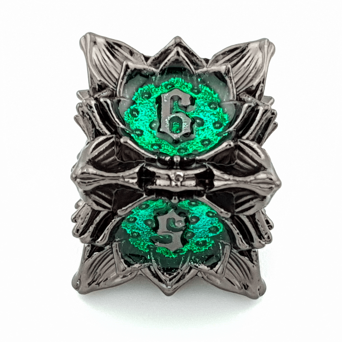 Twighlight Lotus | Solid Metal Dice | 7 Piece Set - Tabletop Dominion - We Print Miniatures