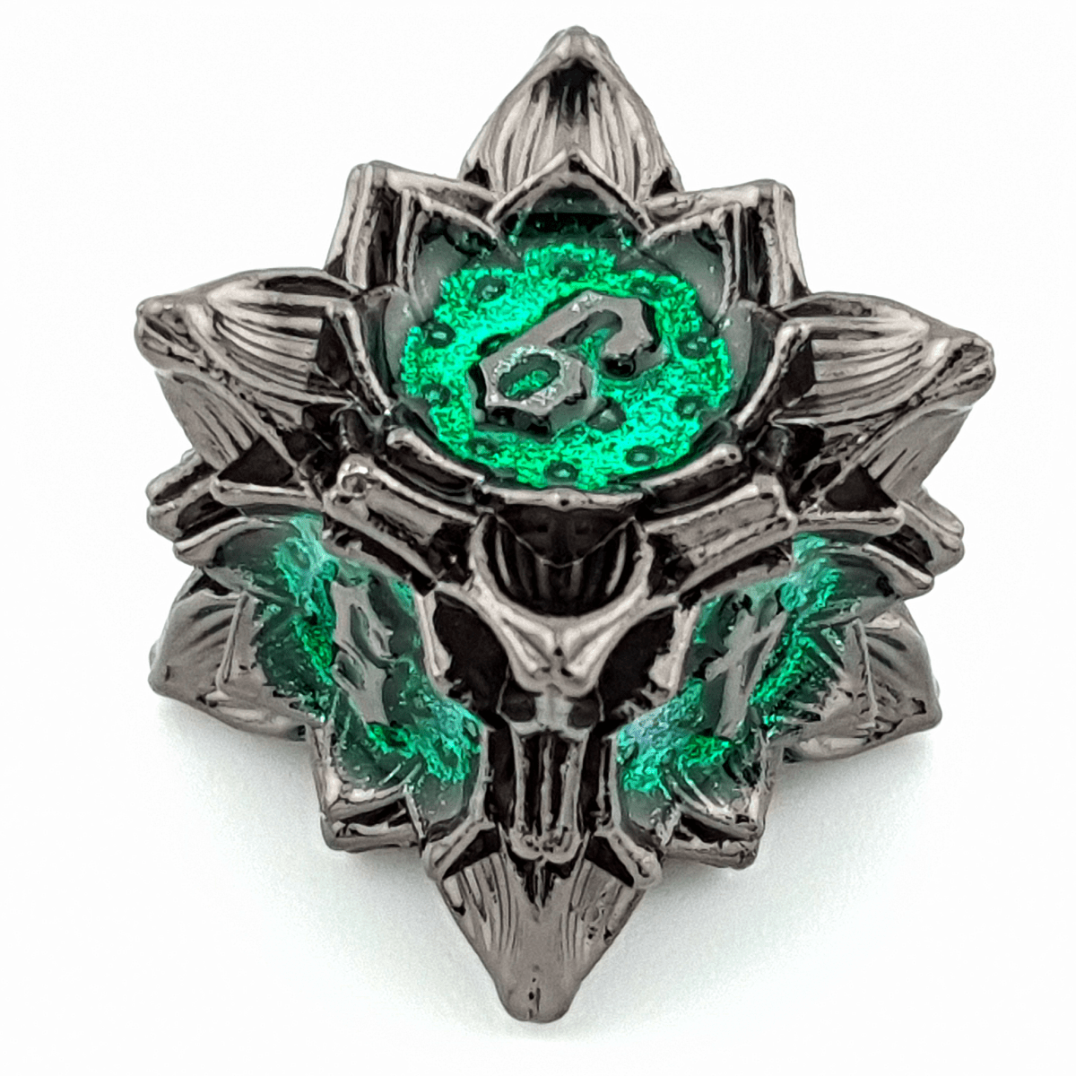 Twighlight Lotus | Solid Metal Dice | 7 Piece Set - Tabletop Dominion - We Print Miniatures