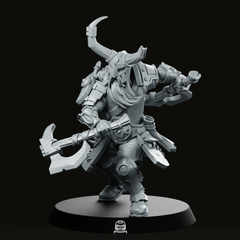 Two Hand Axe Miniature - CastNPlay - We Print Miniatures