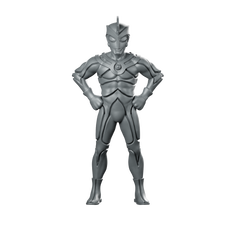 Ultrapaps Ace 1 Sci fi Miniature Alien Miniature 360 Spin 01