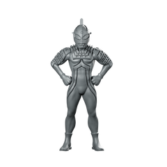 Ultrapaps Seven 1 Sci Fi Ultraman Hero Miniature 360 Spin 01