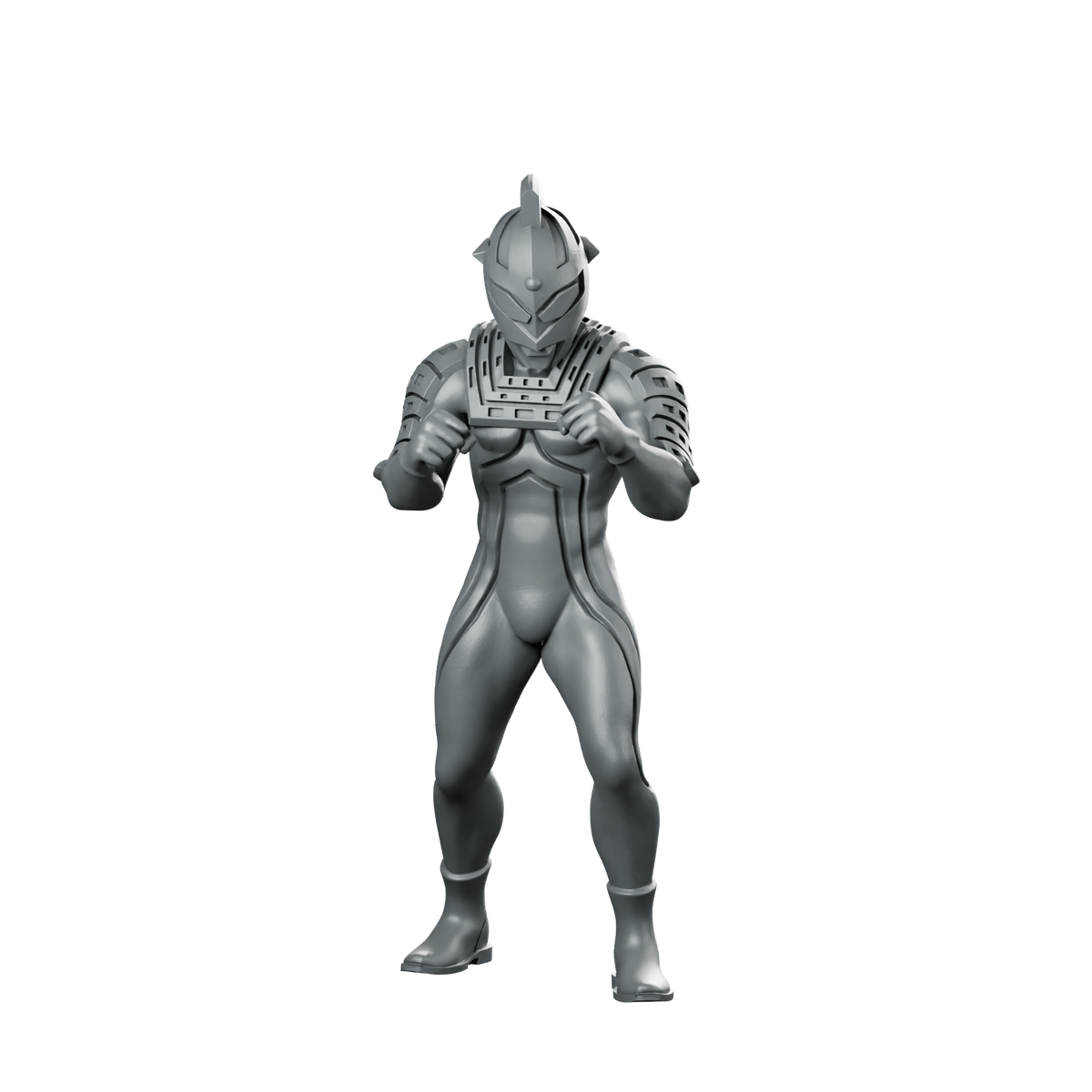 Ultrapaps Seven 3 Sci Fi Armoured Hero Miniature 360 Spin 01