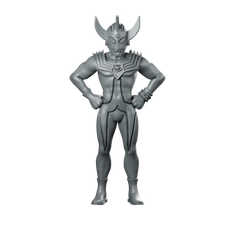 Ultrapaps Taro 2 Miniature Horned Hero Pose Miniature 360 Spin 01
