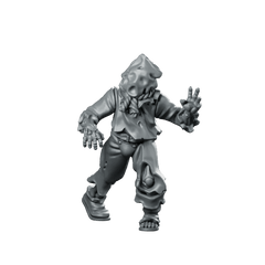 Undead 01 Zombie Miniature Shambling Horror RPG Miniature 360 Spin 01
