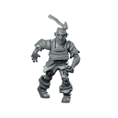 Undead 02 Miniatures Zombie Prisoner - Vae Victis - We Print Miniatures