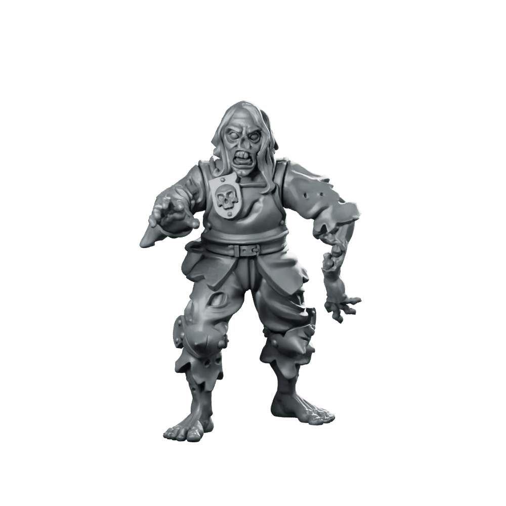 Undead 04 Zombie Miniature - Vae Victis - We Print Miniatures