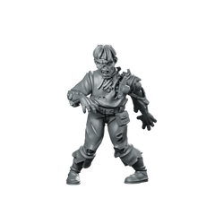 Undead 05 Zombie Miniature Miniature 360 Spin 01