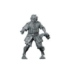 Undead 07 Zombie Miniature Miniature 360 Spin 01