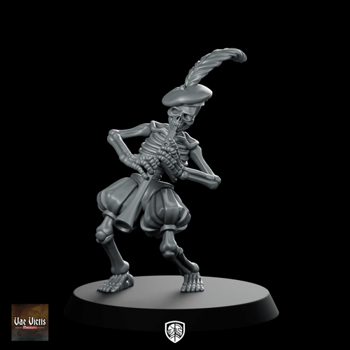 Undead Clarinet Player Miniature - Vae Victis - We Print Miniatures