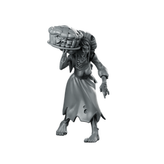 Undead Cook Miniature Zombie Chef NPC Villain Miniature 360 Spin 01