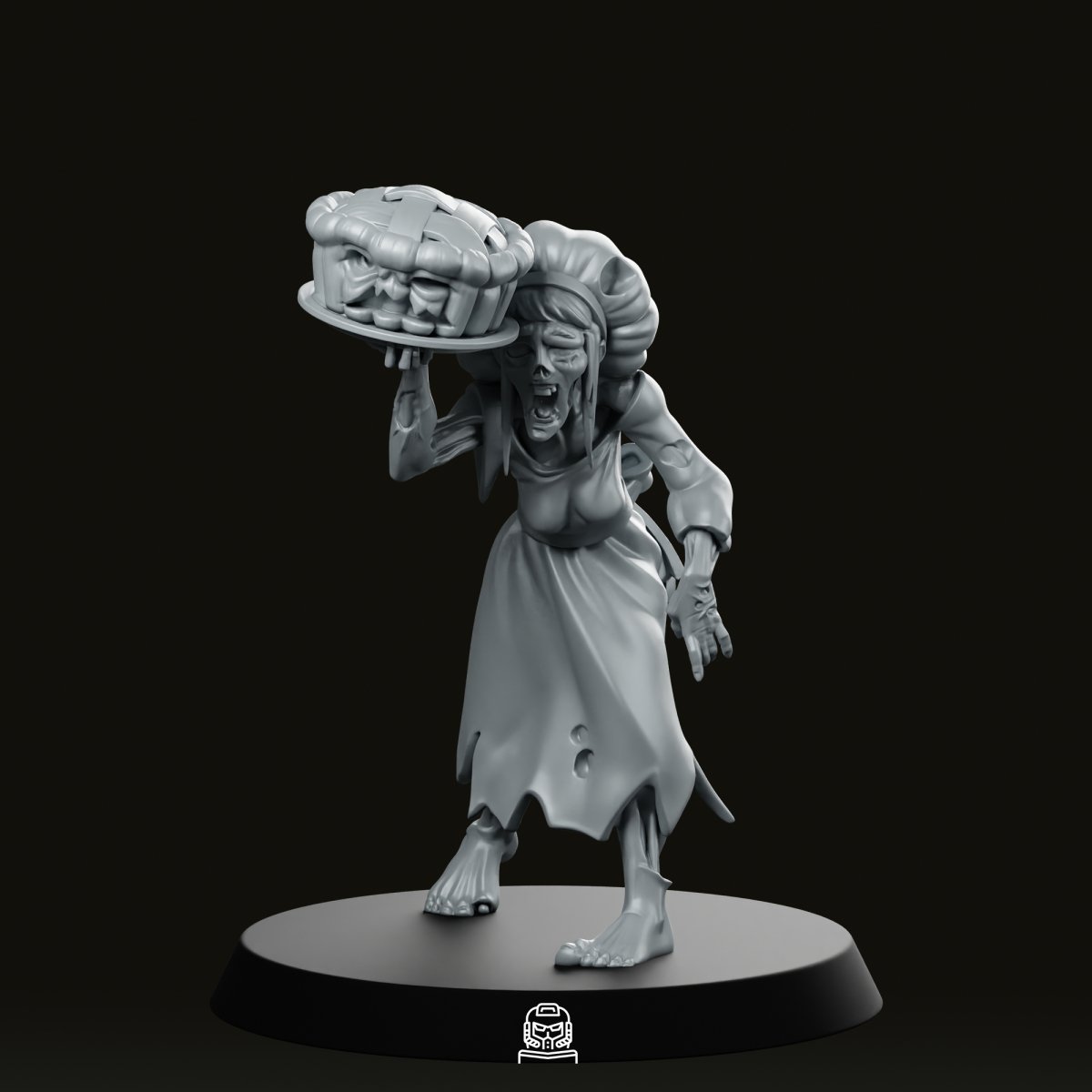 Undead Cook Miniature - CastNPlay - We Print Miniatures