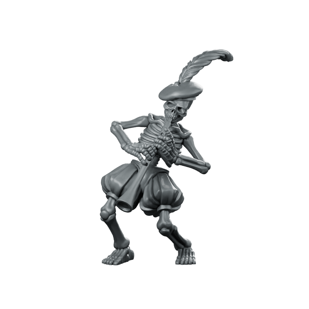 Undead Clarinet Player Miniature - Vae Victis - We Print Miniatures