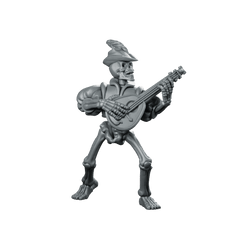 Undead Lute Player Miniature - Vae Victis - We Print Miniatures