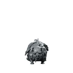 Undead Pig Miniature Diseased Rotting Boar Monster Miniature 360 Spin 01