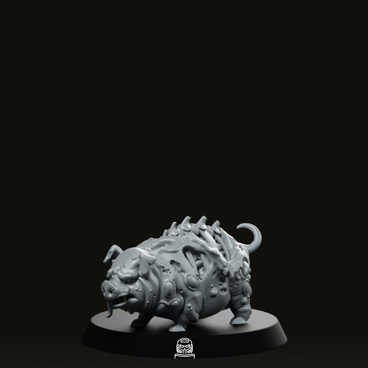 Undead Pig Miniature - CastNPlay - We Print Miniatures