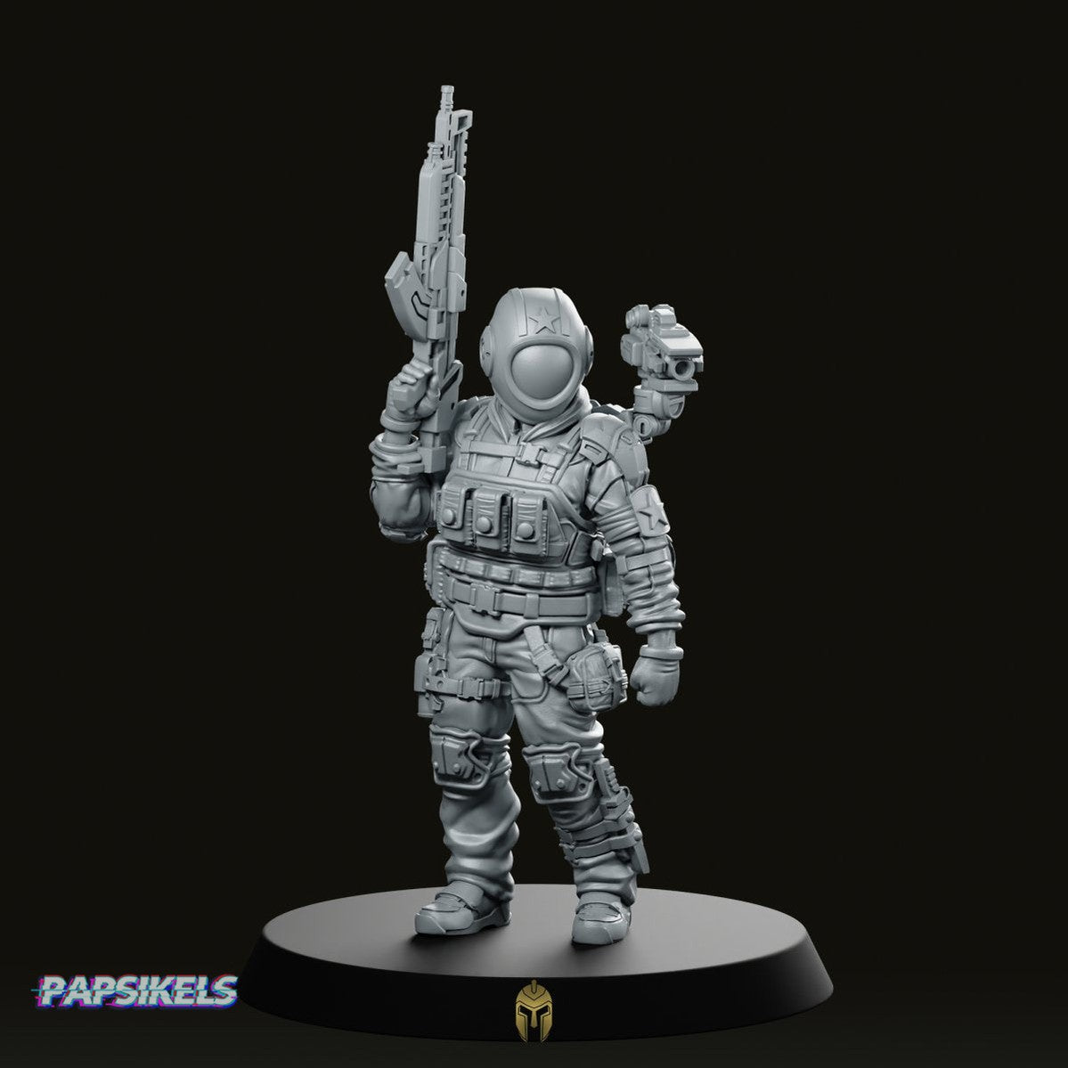 Union Armed Forces Progressive People Sof 4 Miniature -Papsikels Miniatures - We Print Miniatures