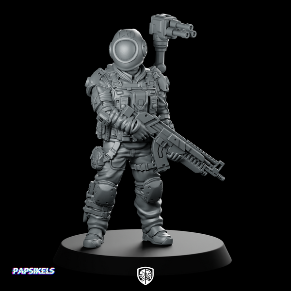 Union Progressive Peoples Sof 21 Miniature Sci-Fi Operative