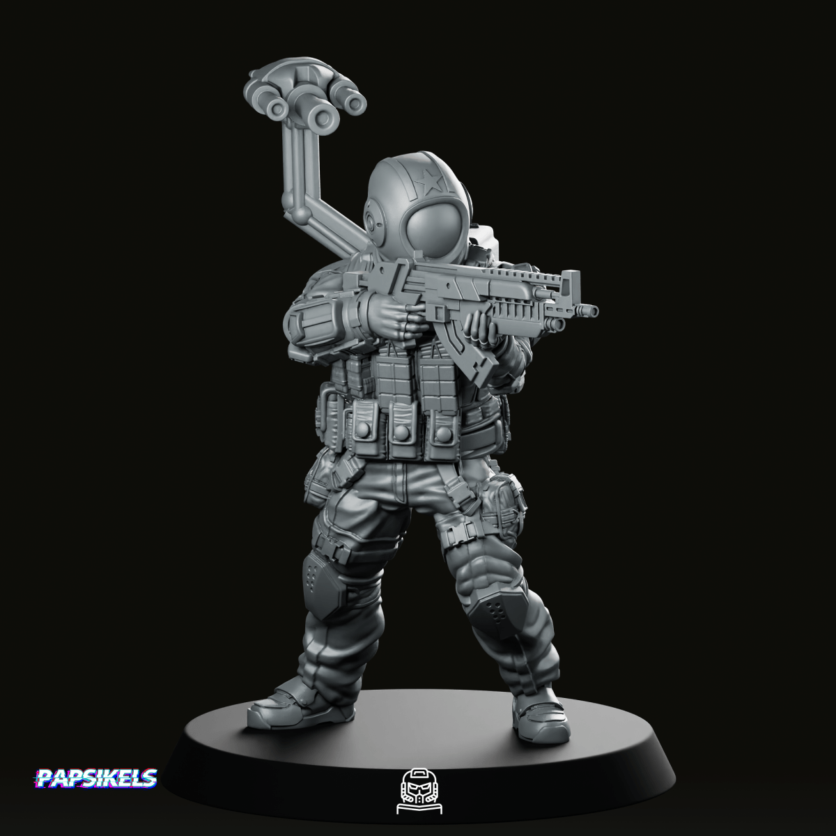 Union Progressive Peoples Sof 22 Miniature - Papsikels Miniatures - We Print Miniatures