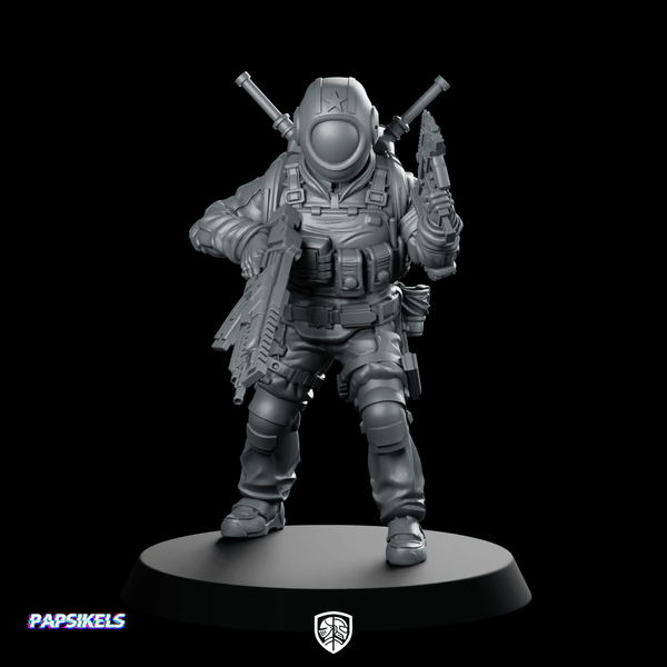 Union Progressive Peoples Sof 23 Miniature Sci - Fi Recon - Papsikels Miniatures - We Print Miniatures