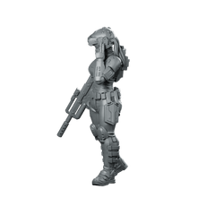 Unit Greyfall 1V1 Miniature Comms Soldier - Unit9 - We Print Miniatures