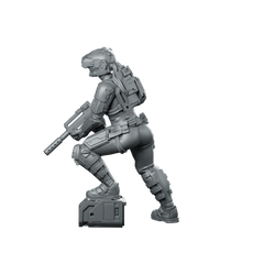 Unit Greyfall 1V2 Tactical Miniature Operative - Unit9 - We Print Miniatures