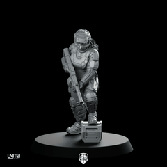 Unit Greyfall 1V2 Tactical Miniature Operative - Unit9 - We Print Miniatures