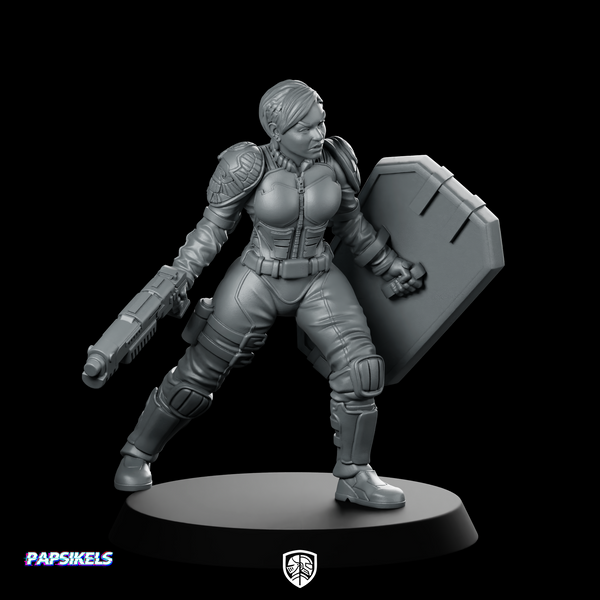 Upholder Barbs Law Maker Miniature Sci-Fi Enforcer Hero