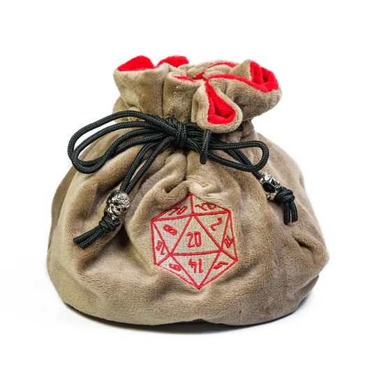 Velvet Vault | Superweiche große Würfeltasche | Braun