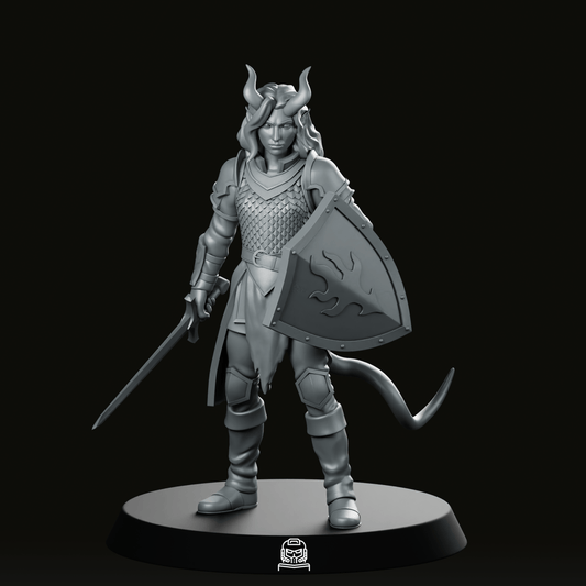 Vaerra Duskflame The Emberbound Oath - We Print Miniatures - We Print Miniatures