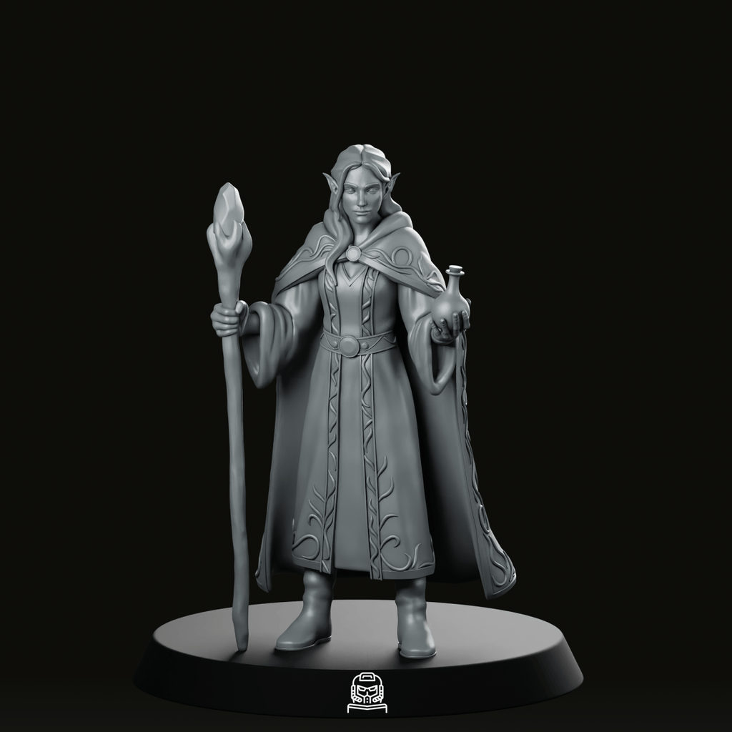 Vaessa Lirael Elf Miniature - We Print Miniatures - We Print Miniatures