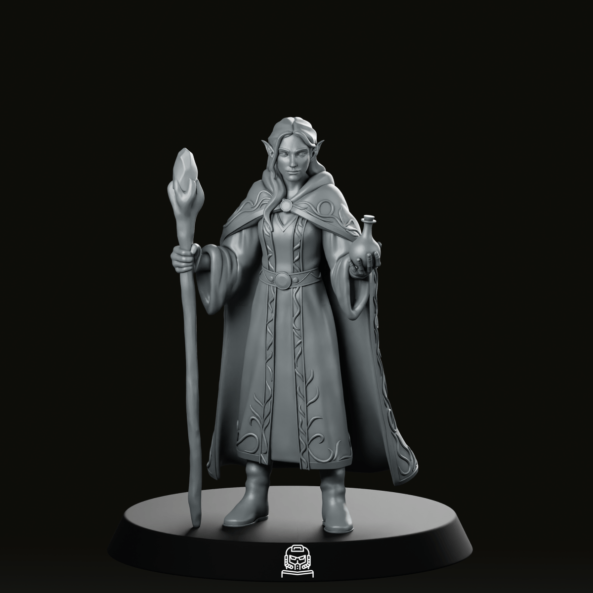 Vaessa Lirael Elf Miniature - We Print Miniatures - We Print Miniatures
