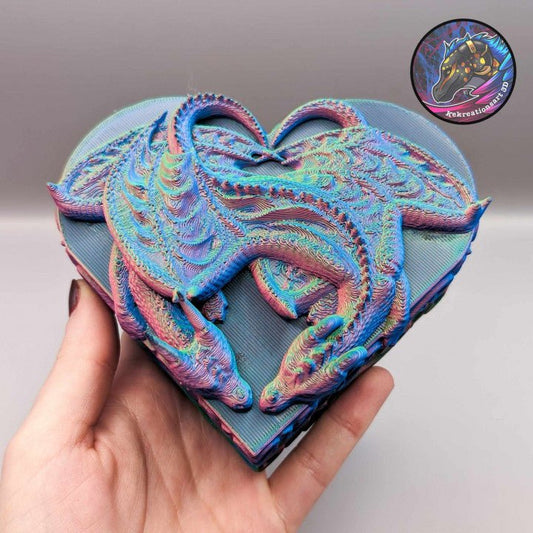 Valentines Day Dragon Love Box - Kirsten M - We Print Miniatures