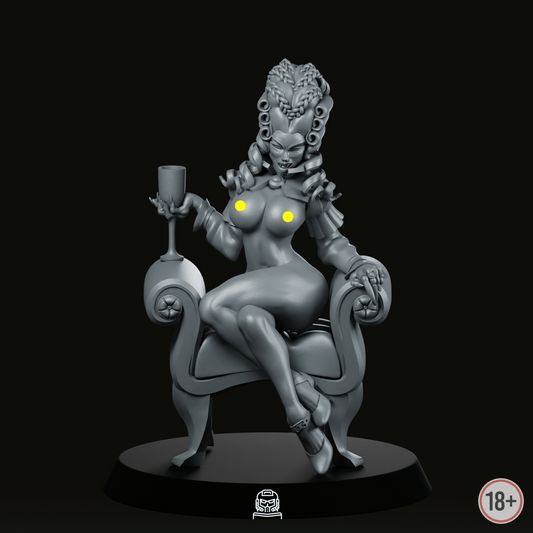 Vampire Lady Nsfw Miniature - Across The Realms - We Print Miniatures