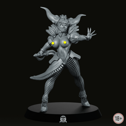 Vampire Mage Nsfw Fix Miniature - Across The Realms - We Print Miniatures