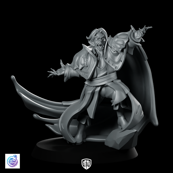 Vampire Mithras Horvath Bloodlord Miniature Screaming Cloaked Villain