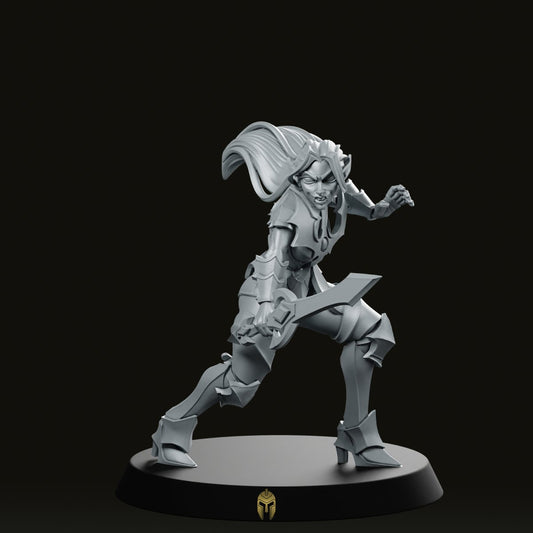 Vampire Onyx BloodCursed Miniature - CastNPlay - We Print Miniatures