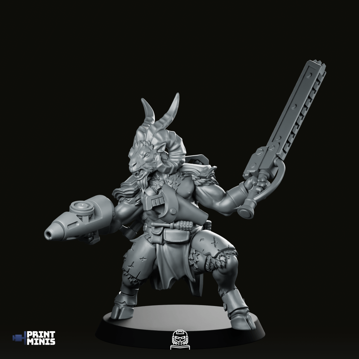 Varn Brakk Craghorn Miniature - PrintMinis - We Print Miniatures