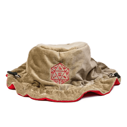Velvet Vault | Super - Soft Large Dice Bag | Brown - Tabletop Dominion - We Print Miniatures